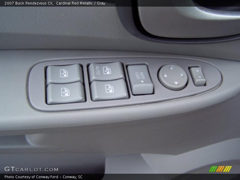 Cardinal Red Metallic / Gray 2007 Buick Rendezvous CX