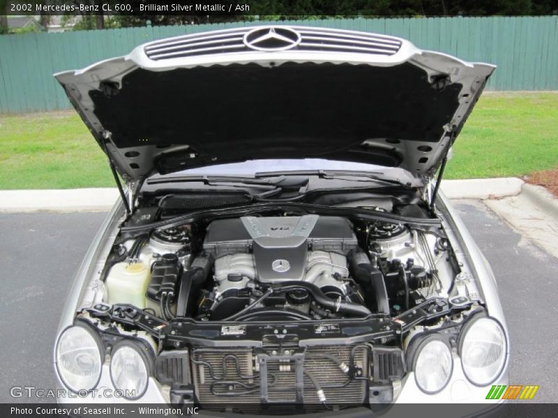 Brilliant Silver Metallic / Ash 2002 Mercedes-Benz CL 600