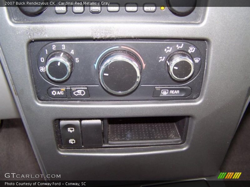 Cardinal Red Metallic / Gray 2007 Buick Rendezvous CX