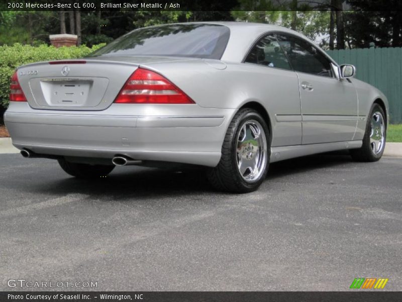 Brilliant Silver Metallic / Ash 2002 Mercedes-Benz CL 600