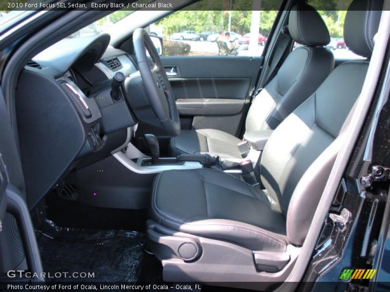 Ebony Black / Charcoal Black 2010 Ford Focus SEL Sedan