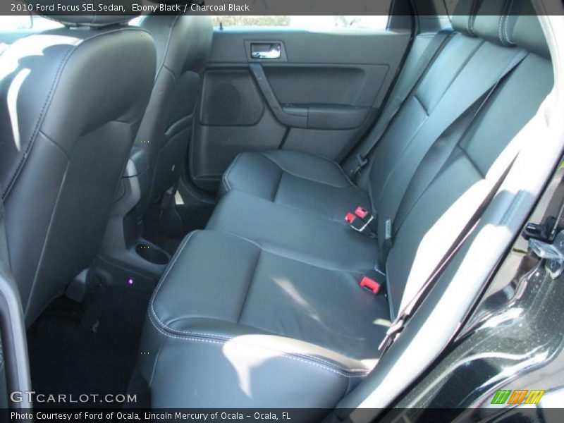 Ebony Black / Charcoal Black 2010 Ford Focus SEL Sedan