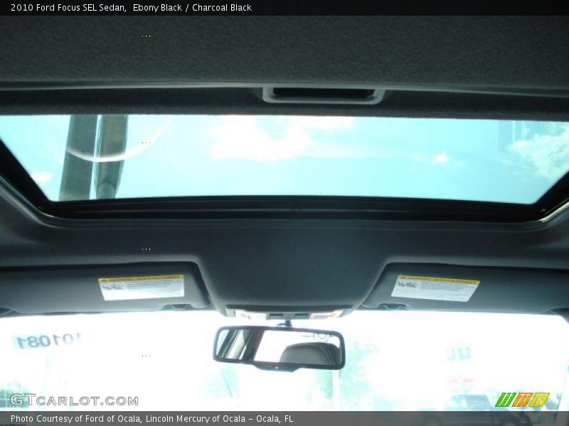 Ebony Black / Charcoal Black 2010 Ford Focus SEL Sedan
