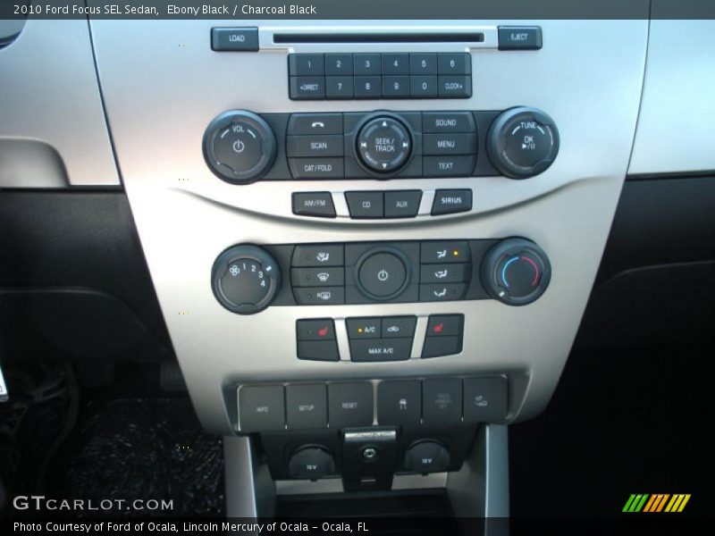 Ebony Black / Charcoal Black 2010 Ford Focus SEL Sedan