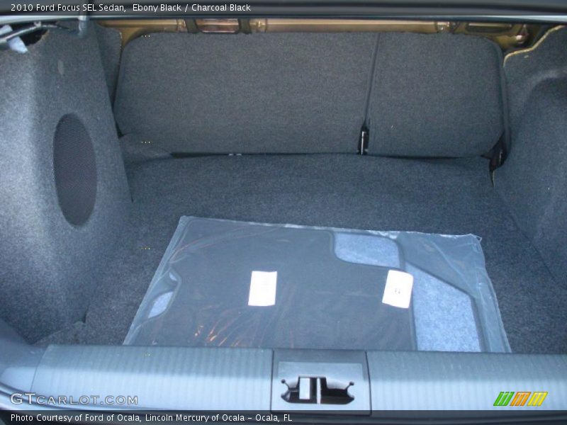 Ebony Black / Charcoal Black 2010 Ford Focus SEL Sedan