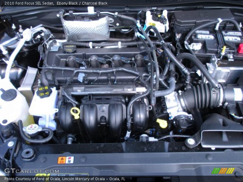 Ebony Black / Charcoal Black 2010 Ford Focus SEL Sedan