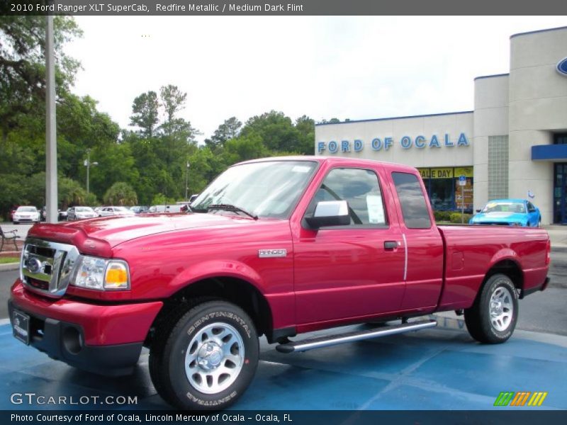 Redfire Metallic / Medium Dark Flint 2010 Ford Ranger XLT SuperCab