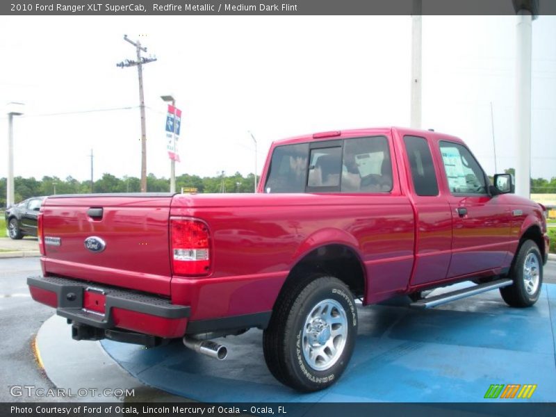 Redfire Metallic / Medium Dark Flint 2010 Ford Ranger XLT SuperCab