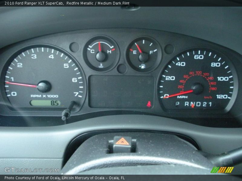 Redfire Metallic / Medium Dark Flint 2010 Ford Ranger XLT SuperCab