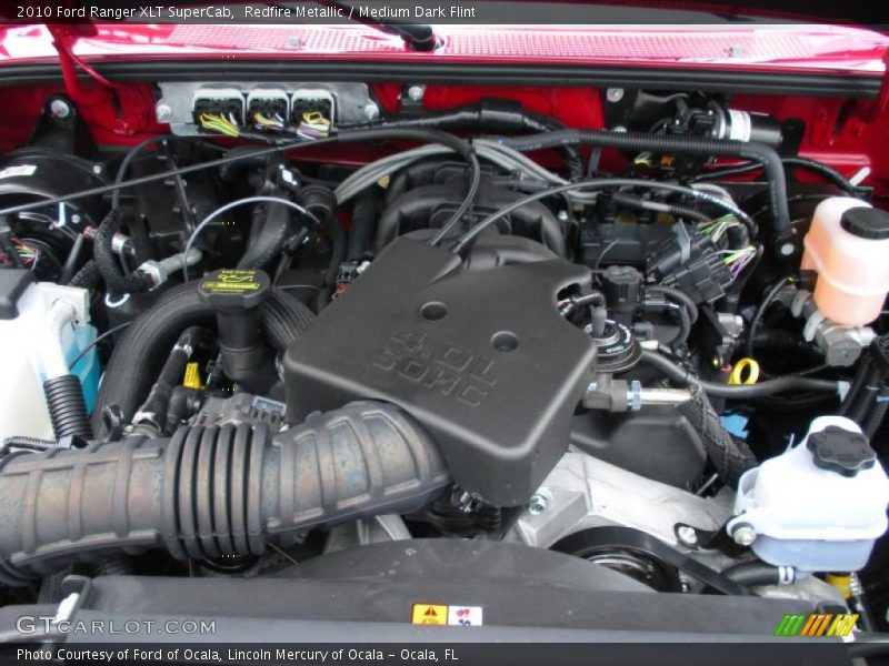 Redfire Metallic / Medium Dark Flint 2010 Ford Ranger XLT SuperCab