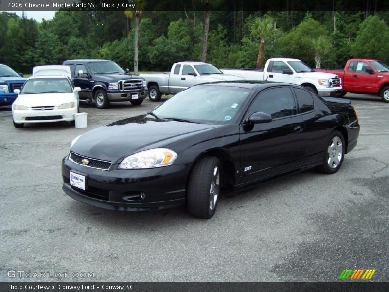 Black / Gray 2006 Chevrolet Monte Carlo SS