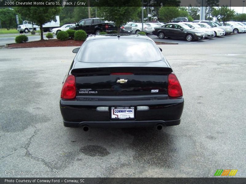 Black / Gray 2006 Chevrolet Monte Carlo SS