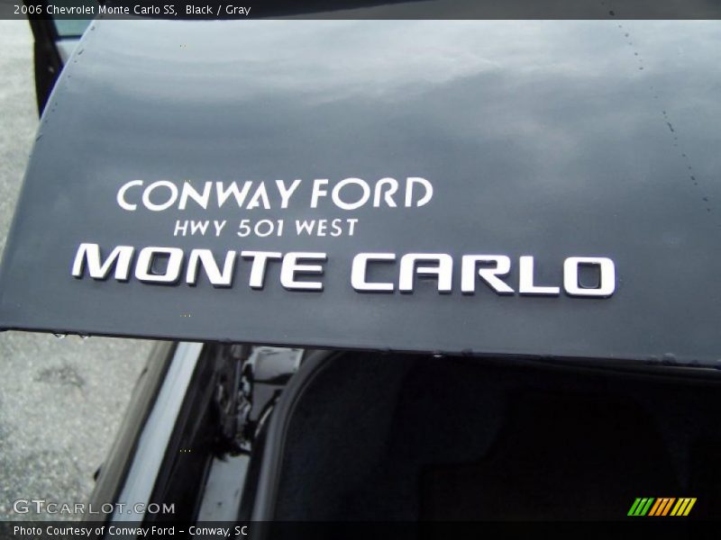 Black / Gray 2006 Chevrolet Monte Carlo SS