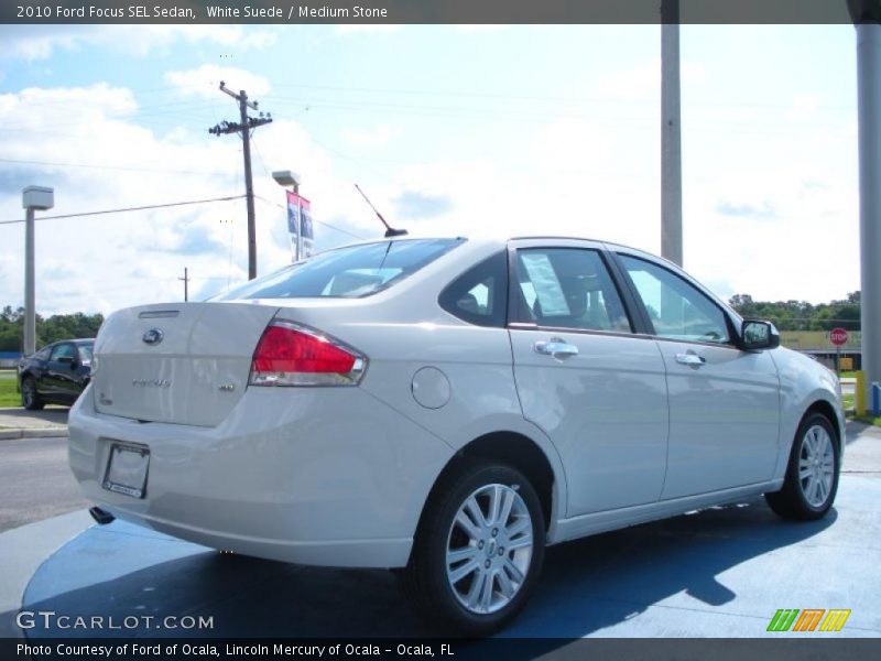 White Suede / Medium Stone 2010 Ford Focus SEL Sedan