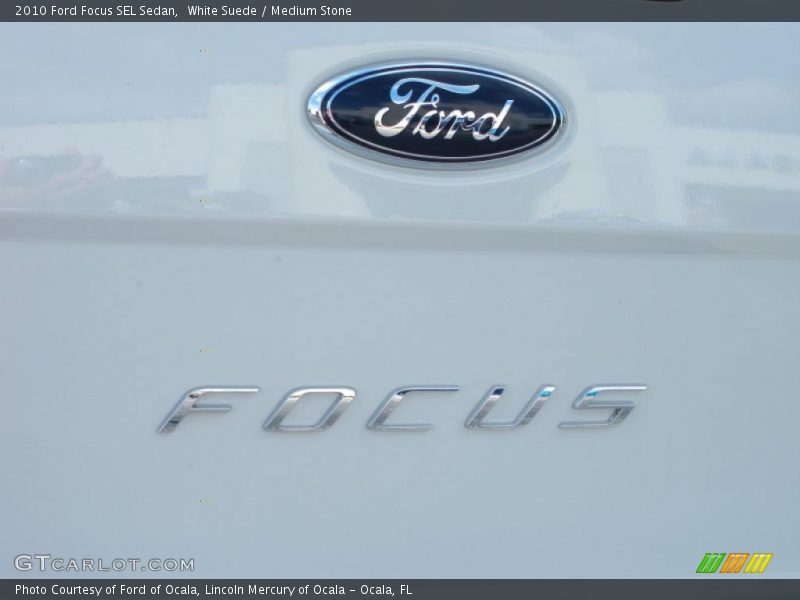 White Suede / Medium Stone 2010 Ford Focus SEL Sedan
