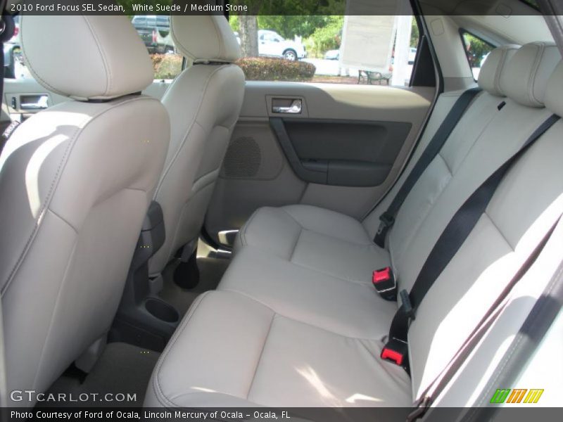 White Suede / Medium Stone 2010 Ford Focus SEL Sedan