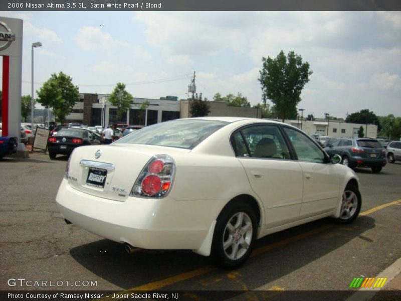 Satin White Pearl / Blond 2006 Nissan Altima 3.5 SL