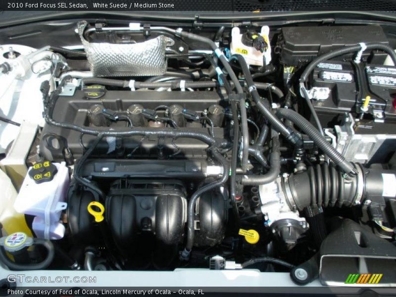 White Suede / Medium Stone 2010 Ford Focus SEL Sedan