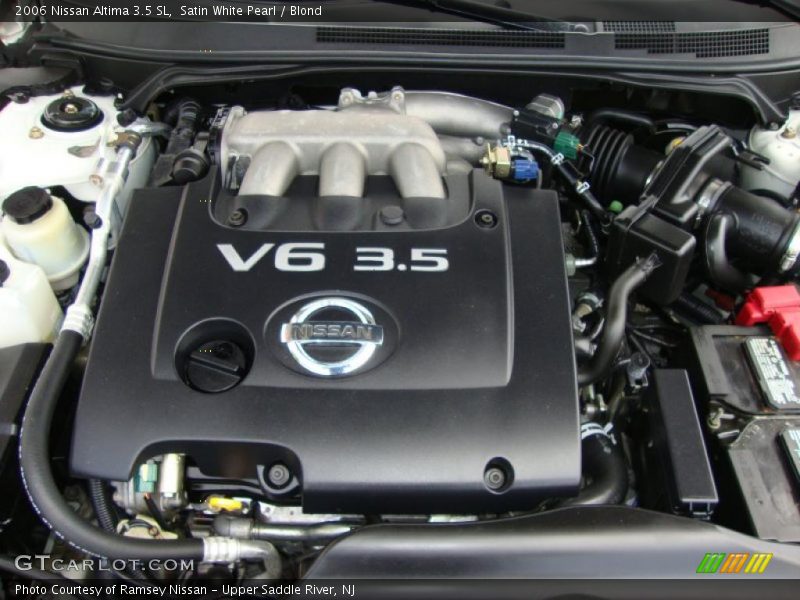 Satin White Pearl / Blond 2006 Nissan Altima 3.5 SL