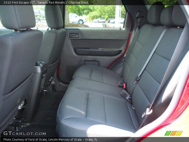 Sangria Red Metallic / Charcoal Black 2010 Ford Escape XLT