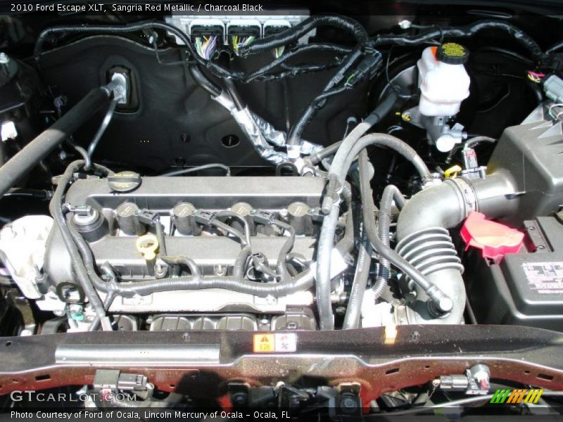 Sangria Red Metallic / Charcoal Black 2010 Ford Escape XLT