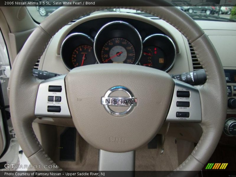 Satin White Pearl / Blond 2006 Nissan Altima 3.5 SL
