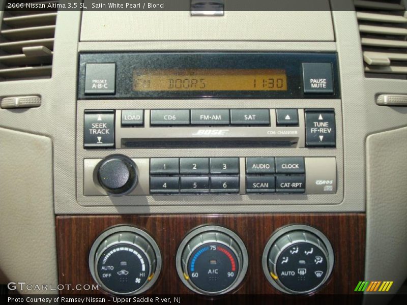 Satin White Pearl / Blond 2006 Nissan Altima 3.5 SL