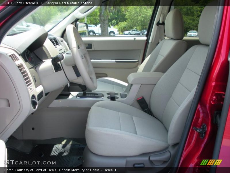 Sangria Red Metallic / Stone 2010 Ford Escape XLT