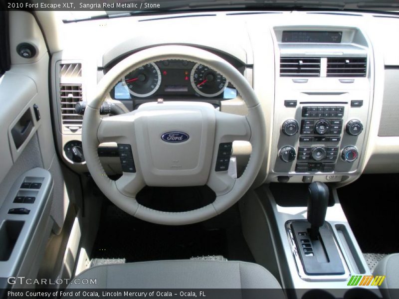 Sangria Red Metallic / Stone 2010 Ford Escape XLT