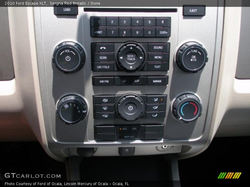 Sangria Red Metallic / Stone 2010 Ford Escape XLT