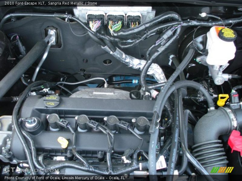 Sangria Red Metallic / Stone 2010 Ford Escape XLT