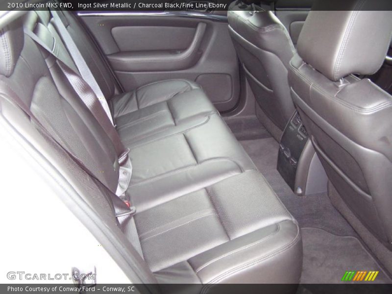Ingot Silver Metallic / Charcoal Black/Fine Line Ebony 2010 Lincoln MKS FWD