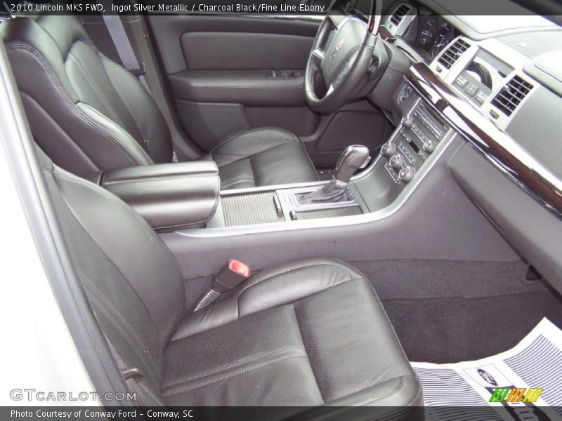 Ingot Silver Metallic / Charcoal Black/Fine Line Ebony 2010 Lincoln MKS FWD