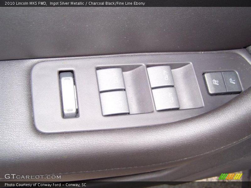 Ingot Silver Metallic / Charcoal Black/Fine Line Ebony 2010 Lincoln MKS FWD
