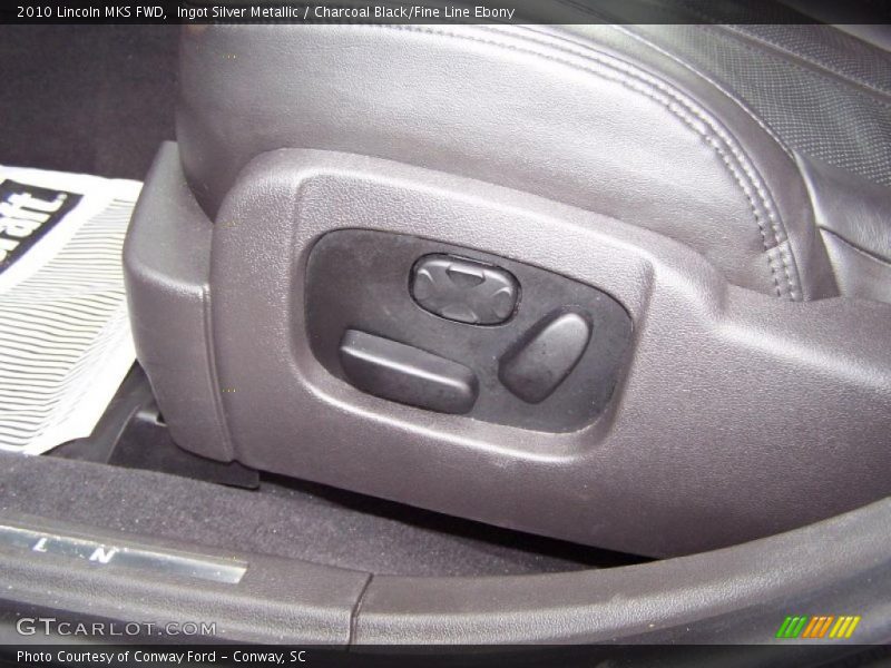 Ingot Silver Metallic / Charcoal Black/Fine Line Ebony 2010 Lincoln MKS FWD