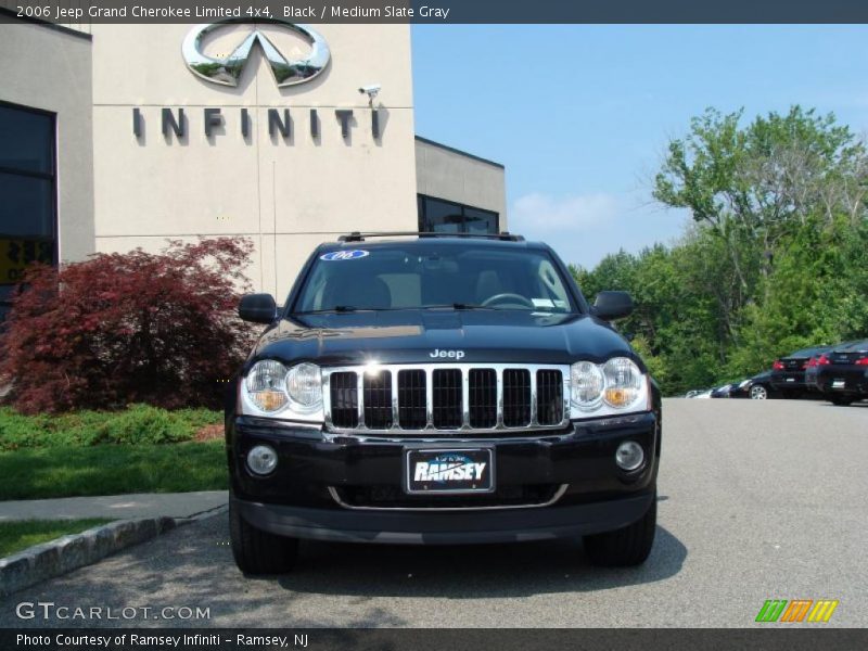Black / Medium Slate Gray 2006 Jeep Grand Cherokee Limited 4x4