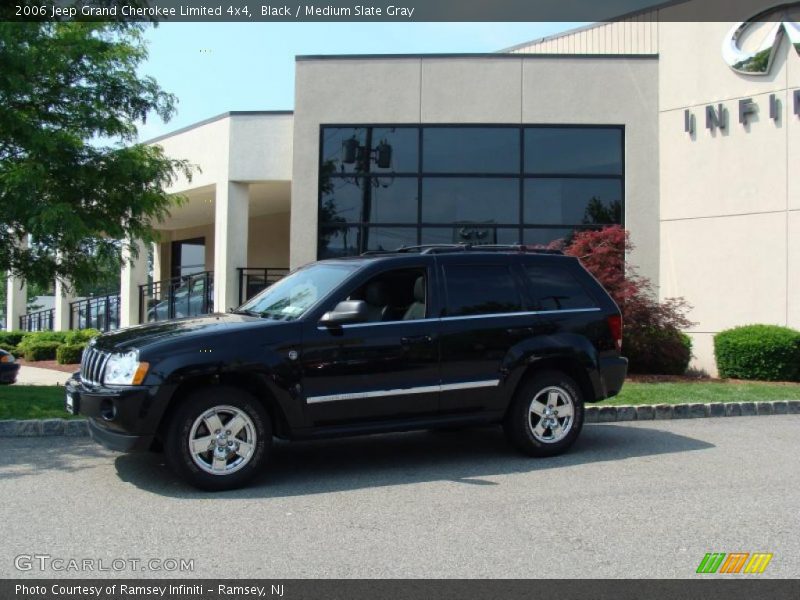 Black / Medium Slate Gray 2006 Jeep Grand Cherokee Limited 4x4
