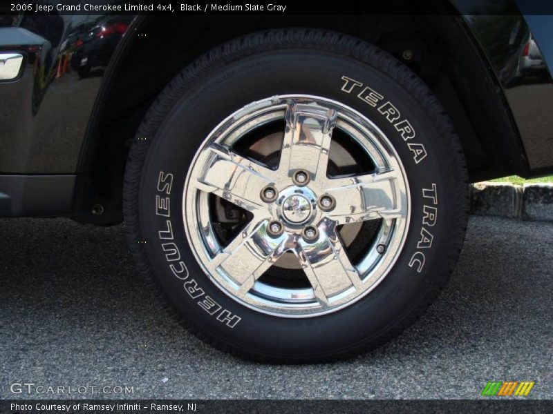 Black / Medium Slate Gray 2006 Jeep Grand Cherokee Limited 4x4