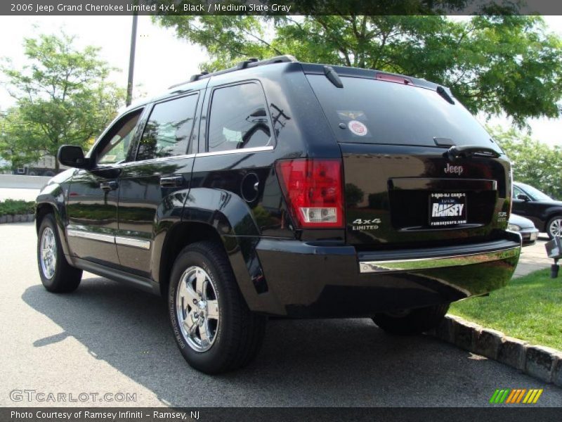 Black / Medium Slate Gray 2006 Jeep Grand Cherokee Limited 4x4