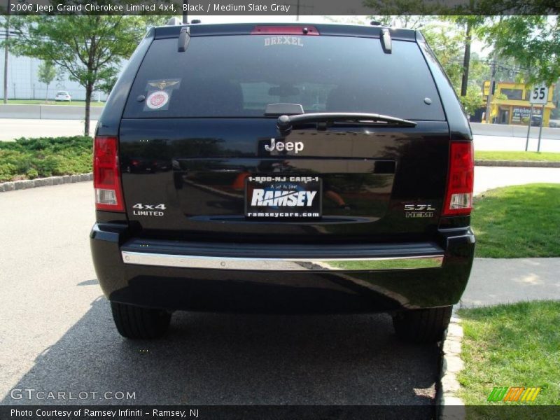 Black / Medium Slate Gray 2006 Jeep Grand Cherokee Limited 4x4