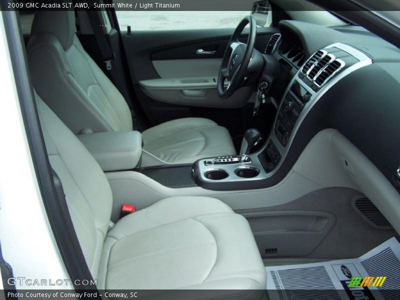 Summit White / Light Titanium 2009 GMC Acadia SLT AWD