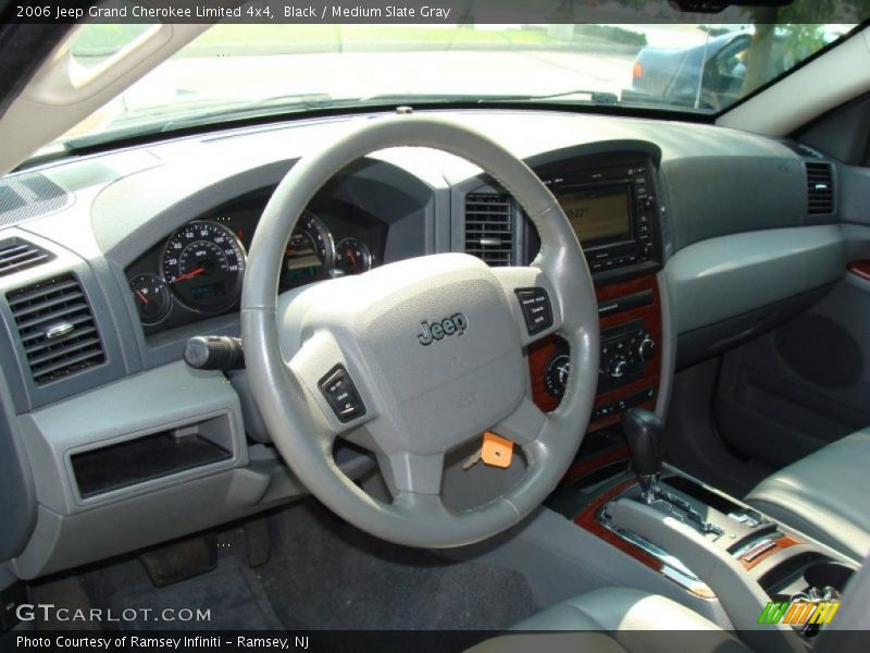Black / Medium Slate Gray 2006 Jeep Grand Cherokee Limited 4x4
