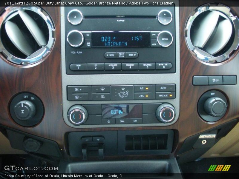 Golden Bronze Metallic / Adobe Two Tone Leather 2011 Ford F250 Super Duty Lariat Crew Cab