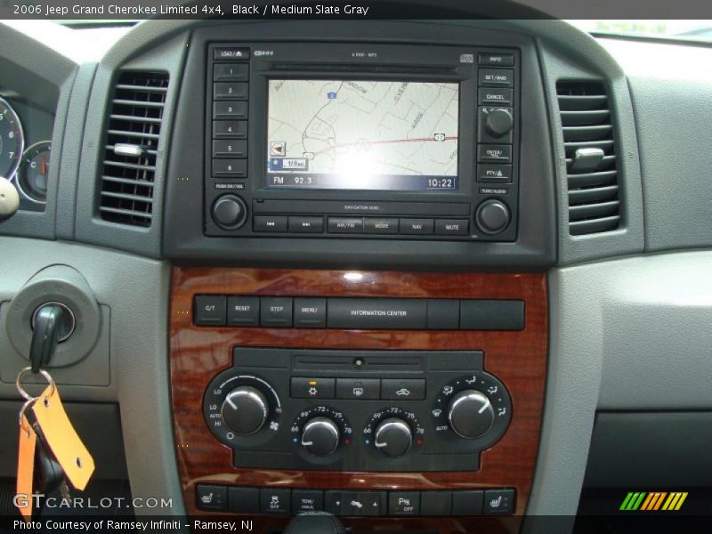 Black / Medium Slate Gray 2006 Jeep Grand Cherokee Limited 4x4
