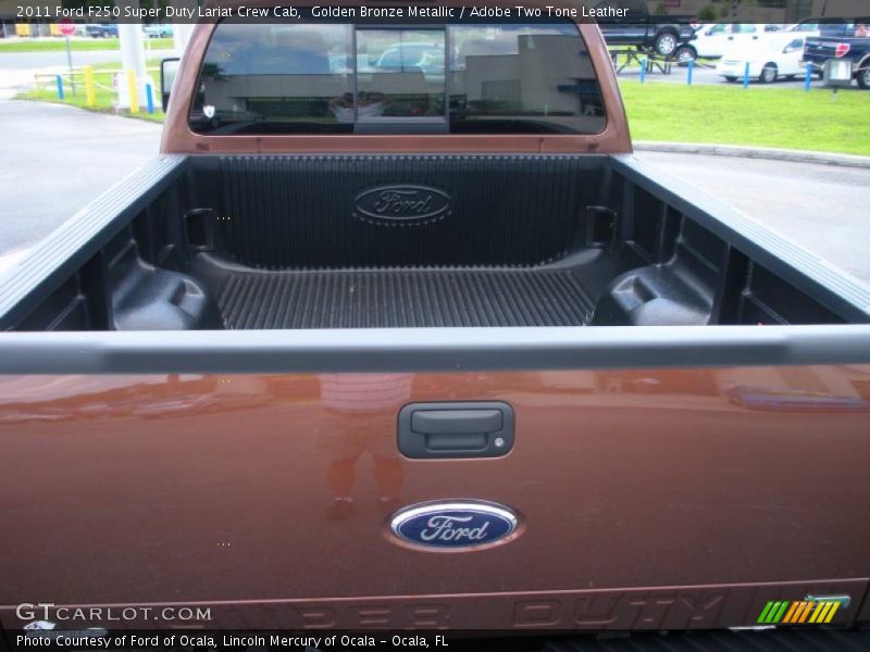 Golden Bronze Metallic / Adobe Two Tone Leather 2011 Ford F250 Super Duty Lariat Crew Cab