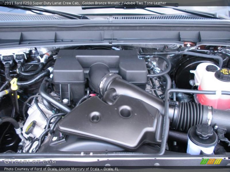 Golden Bronze Metallic / Adobe Two Tone Leather 2011 Ford F250 Super Duty Lariat Crew Cab