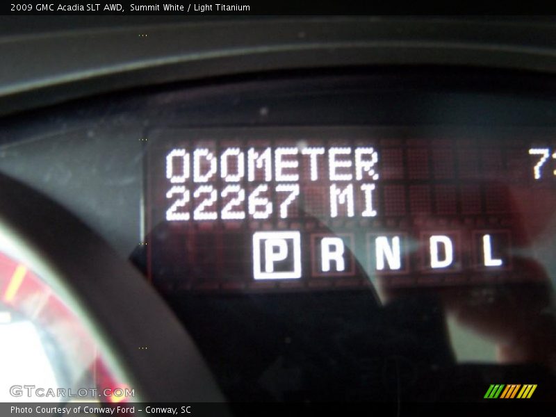 Summit White / Light Titanium 2009 GMC Acadia SLT AWD
