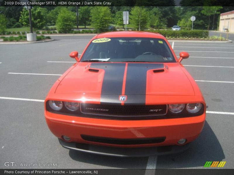 HEMI Orange / Dark Slate Gray 2009 Dodge Challenger SRT8