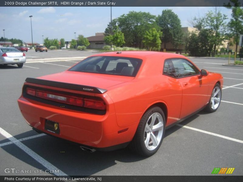 HEMI Orange / Dark Slate Gray 2009 Dodge Challenger SRT8