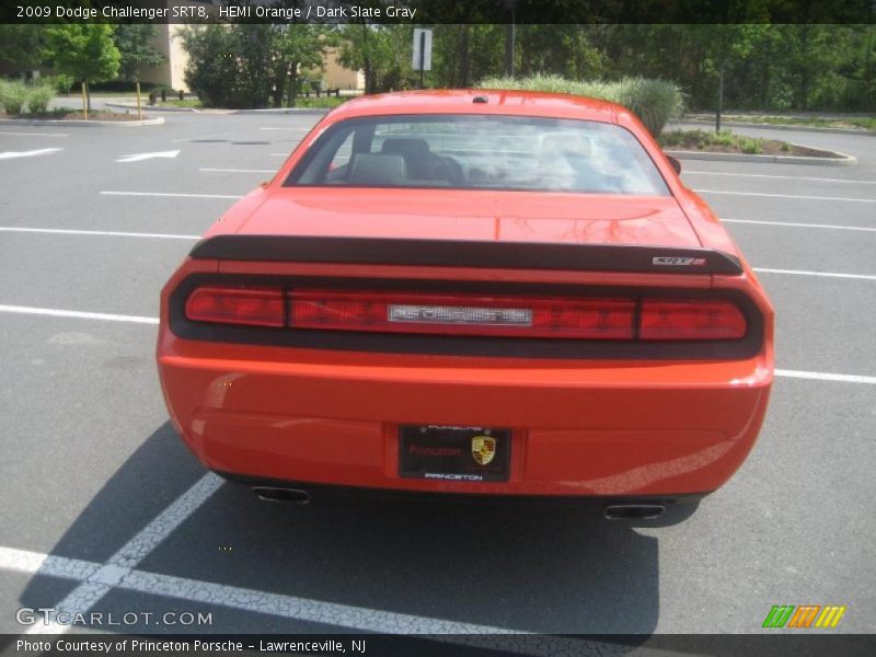 HEMI Orange / Dark Slate Gray 2009 Dodge Challenger SRT8